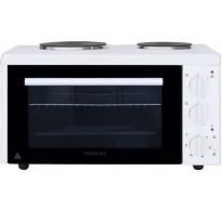 Davoline EC 400 Chef Ηλεκτρικό Φουρνάκι 28lt με 2 Εστίες
